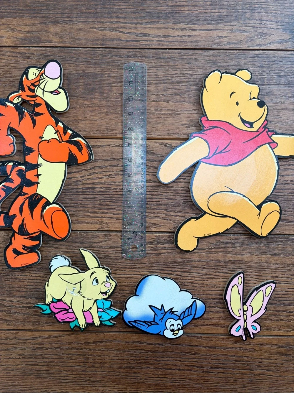 Vintage Disney Winnie the Pooh Pressboard Decor